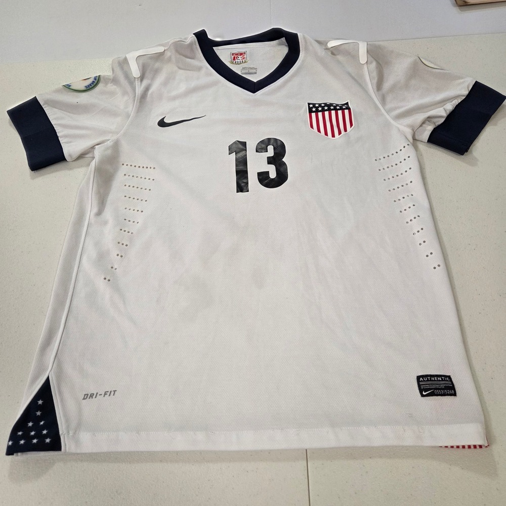 Nike USWNT Alex Morgan 13 Centennial 1913-2013 Authentic Soccer Jersey Small